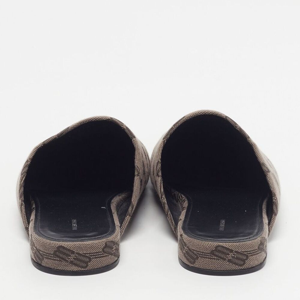 Balenciaga Cosy Bb Size 41.5 Brown Canvas Mules - Picture 5 of 7